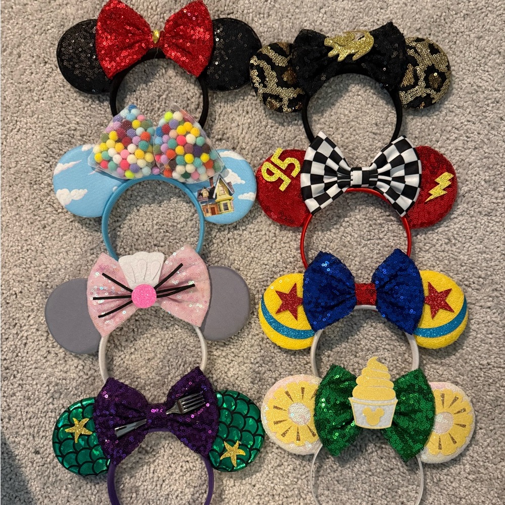 Mickey Mouse Ear Headbands (etsy)